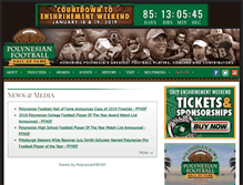Tablet Screenshot of polynesianfootballhof.org